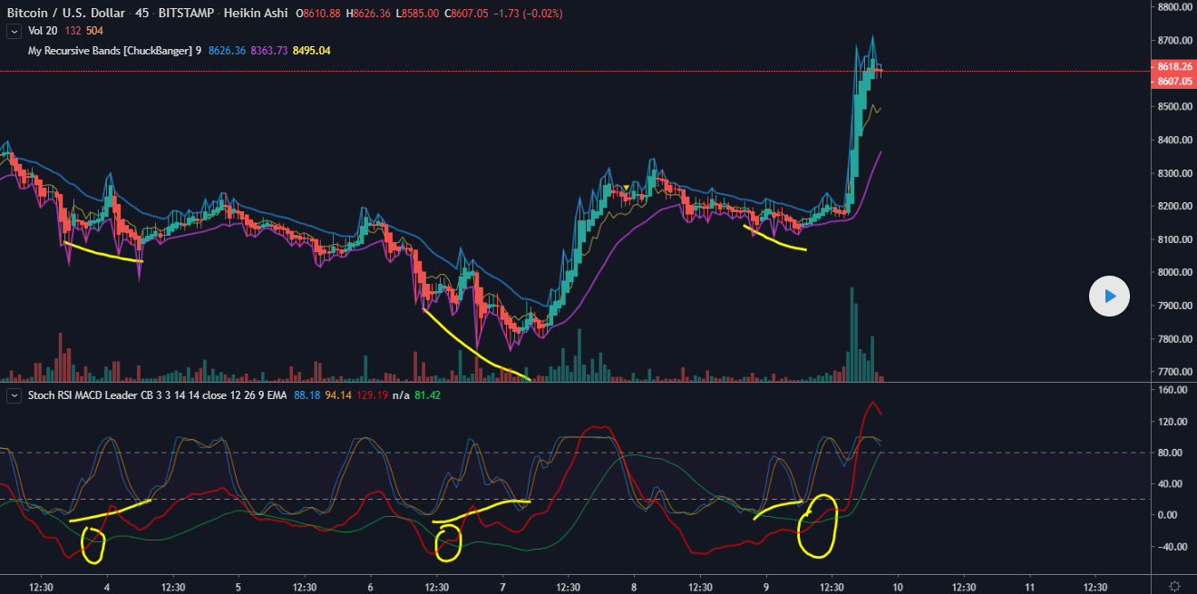 Stochastic RSI and MACD leader